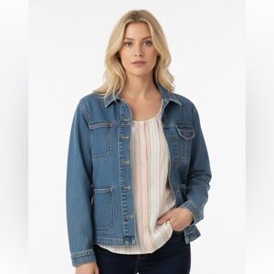 Vintage 70’s blue denim jean jacket size medium